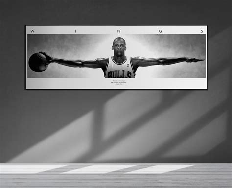 frame for jordan wings poster|michael jordan wings signed.